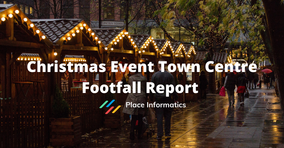 Christmas event town centre footfall report cover